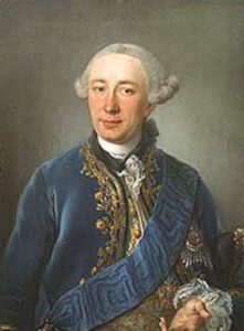 Heinrich Carl von Schimmelmann (1724-1782), a prominent German-born Danish merchant, banker, politician, and slave trader who owned four large plantations on St. Croix. His slaves were fed with saltfish from Newfoundland. (Image courtesy Wikipedia)