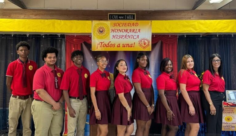 Seven Join Spanish National Honor Society