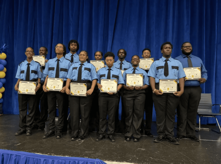 VIPD Honors Student Cadets at St. Croix Ceremony