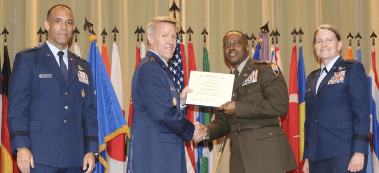 VING Officer Earns Air War College Degree After 38-Year Military Career