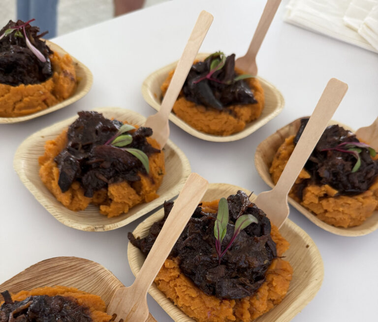 One of the Virgin Islands dishes on offer at the 2026 Food and Wine Classic in Aspen, Colorado. (Photo courtesy Tourism Department)