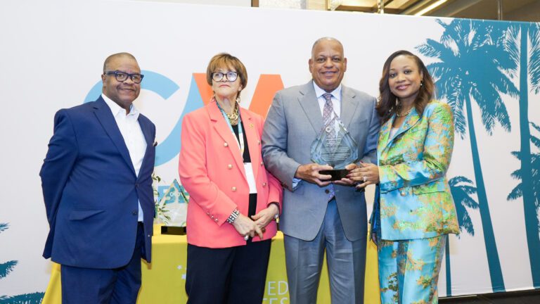 Boschulte Honored With Caribbean Tourism Award During Caribbean Week